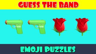 Guess the Band by the Emojis [upl. by Ikkaj]