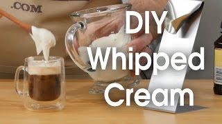 DIY whipped cream in 60 seconds [upl. by Niki]