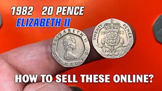 1982 Elizabeth II 20 Pence Coins  How Much Money [upl. by Ayaladnot]