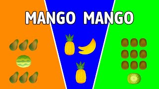 Mango Mango  Een fruitig liedje voor iedereen  Canon zingen [upl. by Nerad]