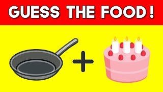 Can You Guess The Food By The Emoji  Emoji Challenge  Emoji Puzzles [upl. by Felicity]