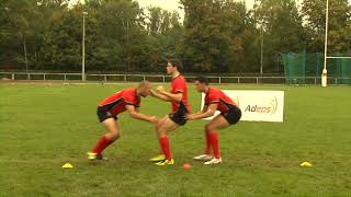 La Touche au rugby à XV  Explications techniques et entraînements [upl. by Niroc331]