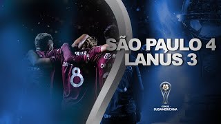 São Paulo vs Lanús 43  RESUMEN  Segunda Fase  CONMEBOL Sudamericana [upl. by Asehr]