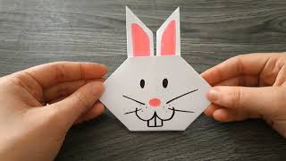 Lapin en origami  Bricolage pour enfants 3 [upl. by Naujek]