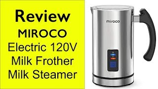 Review Miroco Milk Frother  How to make froth milk at home [upl. by Noram243]