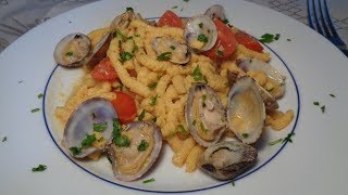 PASSATELLI ASCIUTTI CON VONGOLE E POMODORINI  Buonissimi e facilissimi fatti in casa [upl. by Vince348]