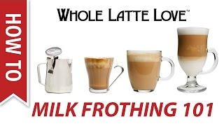 Milk Frothing for Beginners [upl. by Capps]