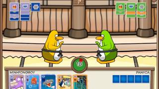 Club Penguin  Scored 25 Cards In 1 CardJitsu Game   Plus Special Ending Move At The End   HD [upl. by Legna]