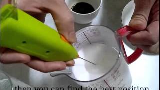 How To Make Latte Art with Mini Milk Frother [upl. by Cid]