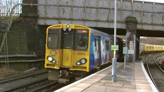 Half an Hour at 216  Birkenhead North Station 1022017  Class 507 508 terminus [upl. by Nnylhsa]