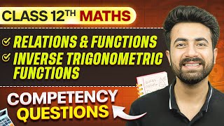 MATHS CompetencyBased Questions ⚡ Class 12th Boards 🔥 [upl. by Egiaf]