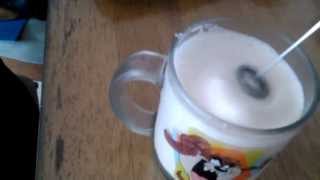 Aerolatte Review Frothing Cold Milk In Under 1 Minute [upl. by Aneras]