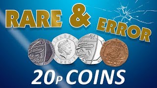 Rare and error 20p coins in circulation Could they be worth £££ [upl. by Hasen]